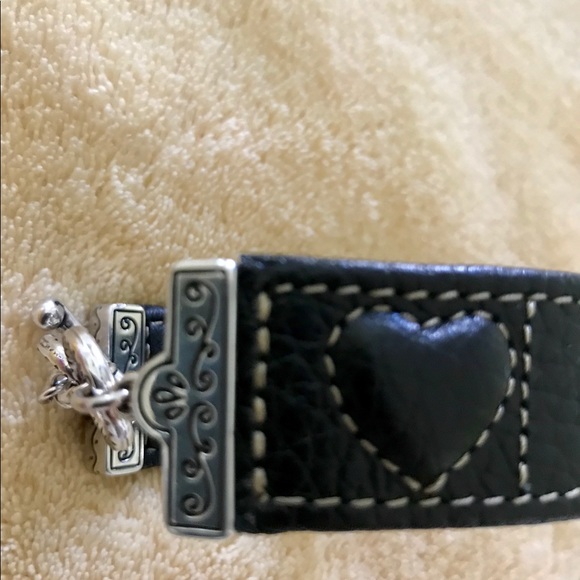 Brighton Leather Bracelet with Silver Toggle Clasp - Picture 5 of 6